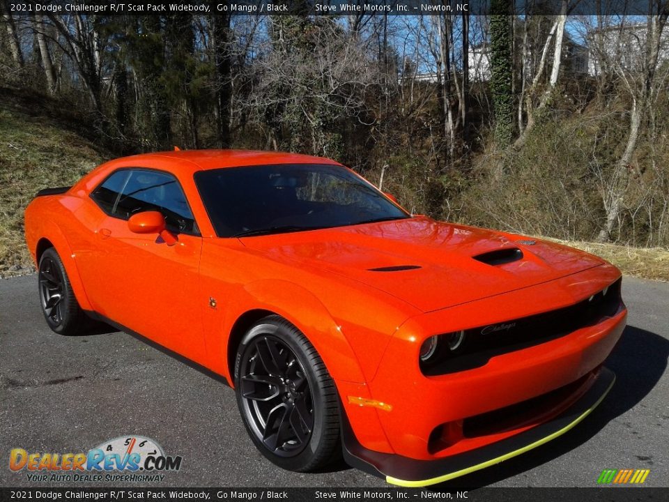 2021 Dodge Challenger R/T Scat Pack Widebody Go Mango / Black Photo #4