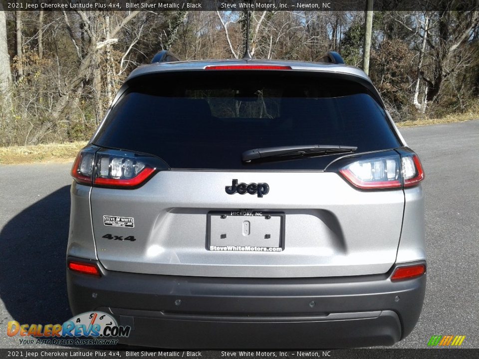 2021 Jeep Cherokee Latitude Plus 4x4 Billet Silver Metallic / Black Photo #7