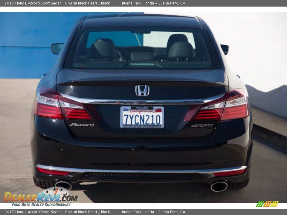 2017 Honda Accord Sport Sedan Crystal Black Pearl / Black Photo #9