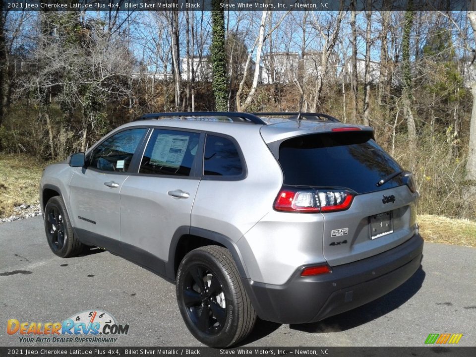 2021 Jeep Cherokee Latitude Plus 4x4 Billet Silver Metallic / Black Photo #8