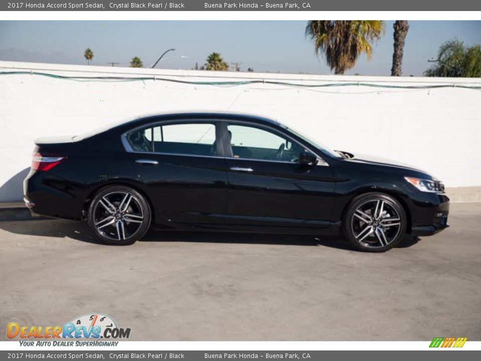 2017 Honda Accord Sport Sedan Crystal Black Pearl / Black Photo #12