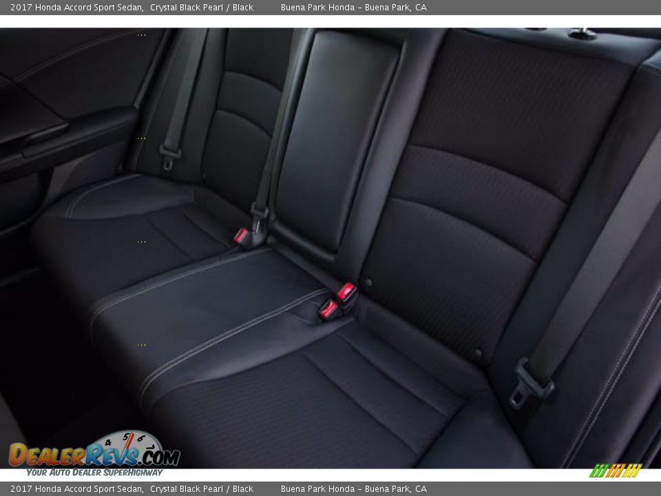 2017 Honda Accord Sport Sedan Crystal Black Pearl / Black Photo #16