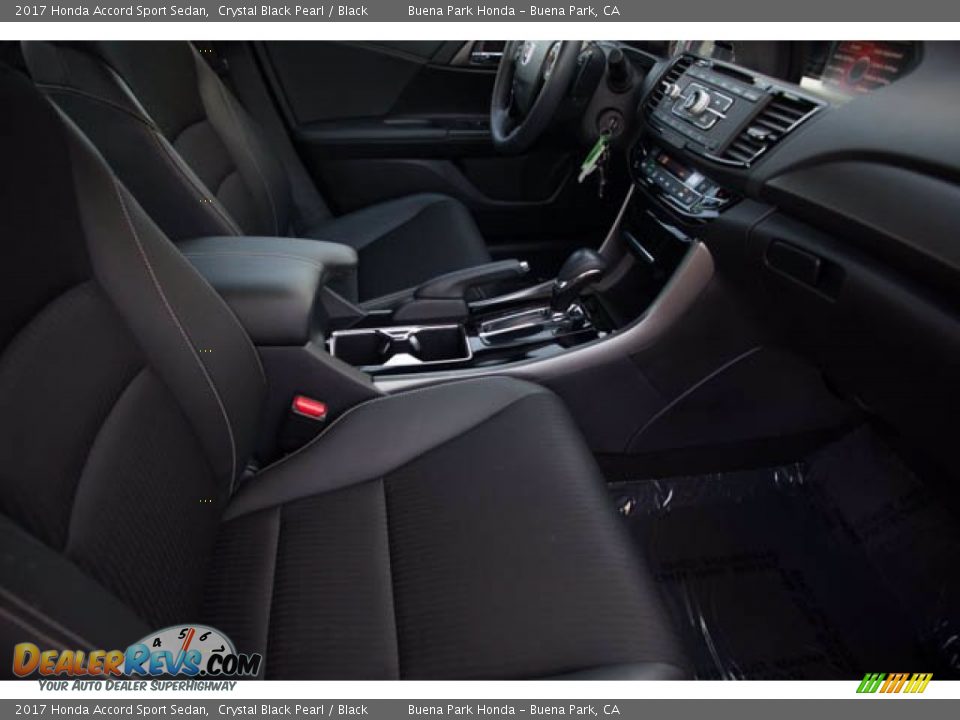 2017 Honda Accord Sport Sedan Crystal Black Pearl / Black Photo #20