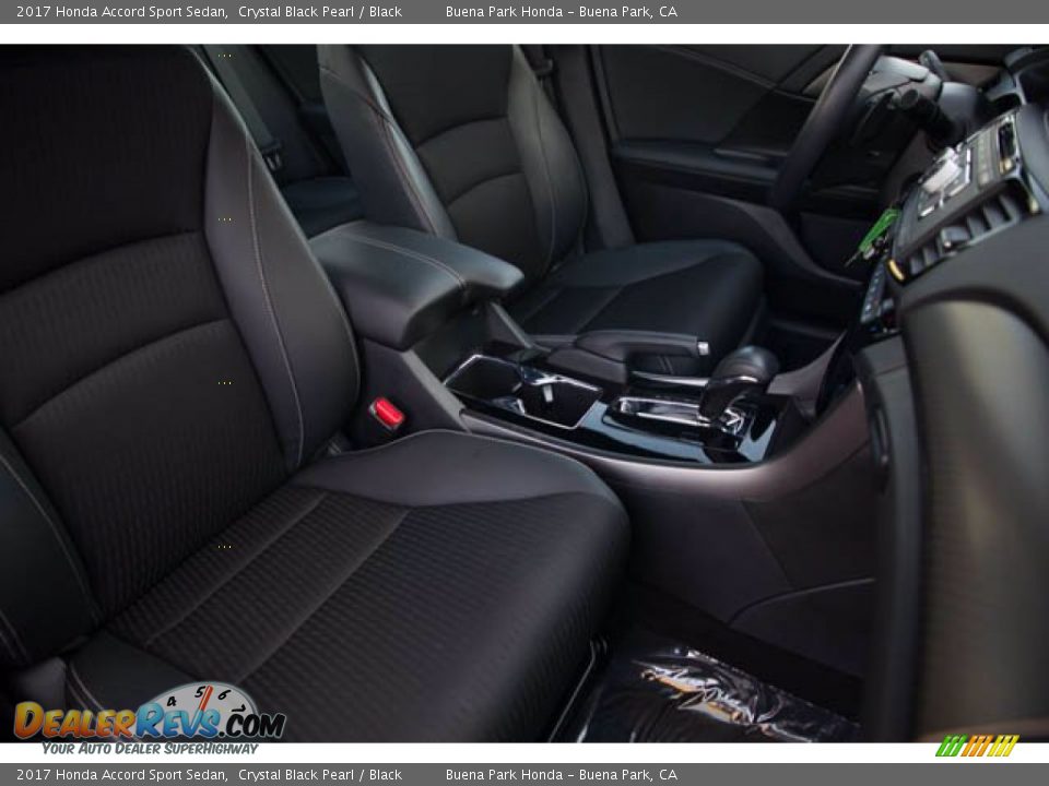 2017 Honda Accord Sport Sedan Crystal Black Pearl / Black Photo #21