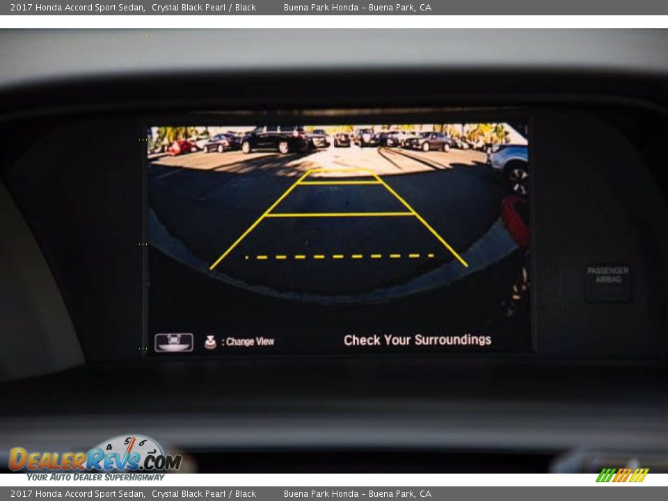 2017 Honda Accord Sport Sedan Crystal Black Pearl / Black Photo #23
