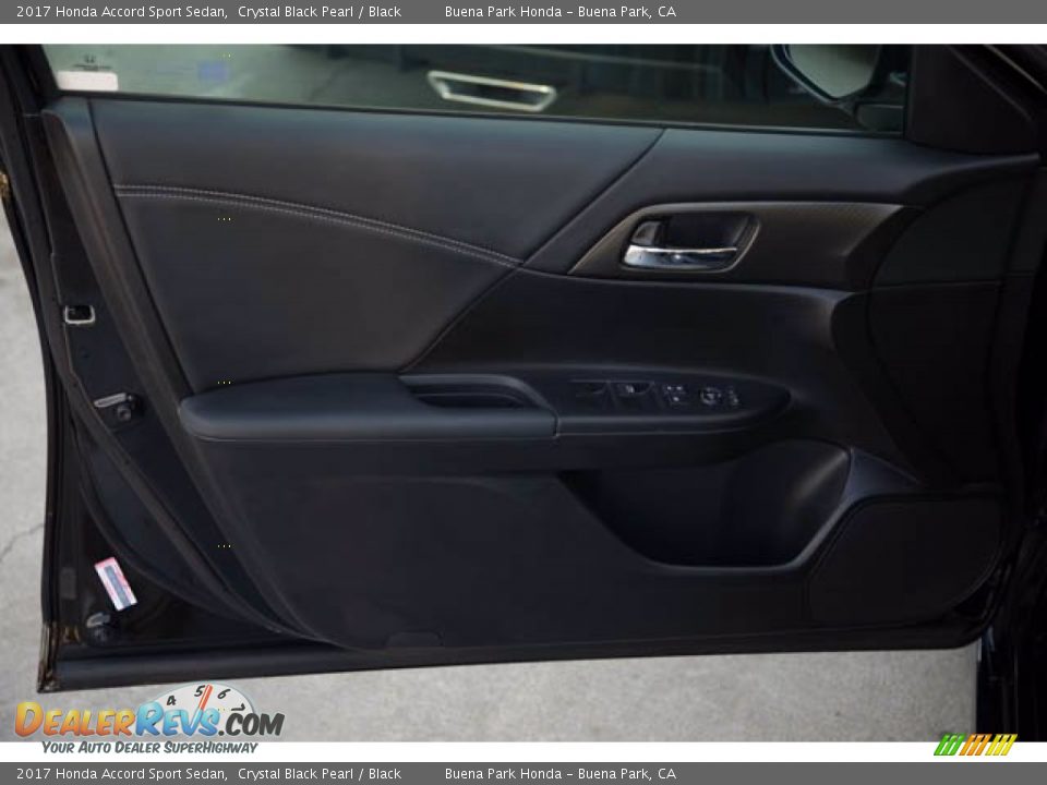 2017 Honda Accord Sport Sedan Crystal Black Pearl / Black Photo #25