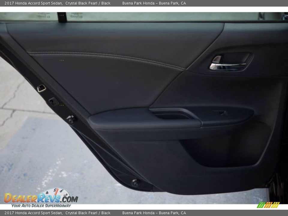 2017 Honda Accord Sport Sedan Crystal Black Pearl / Black Photo #27