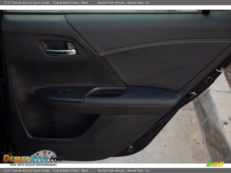 2017 Honda Accord Sport Sedan Crystal Black Pearl / Black Photo #28
