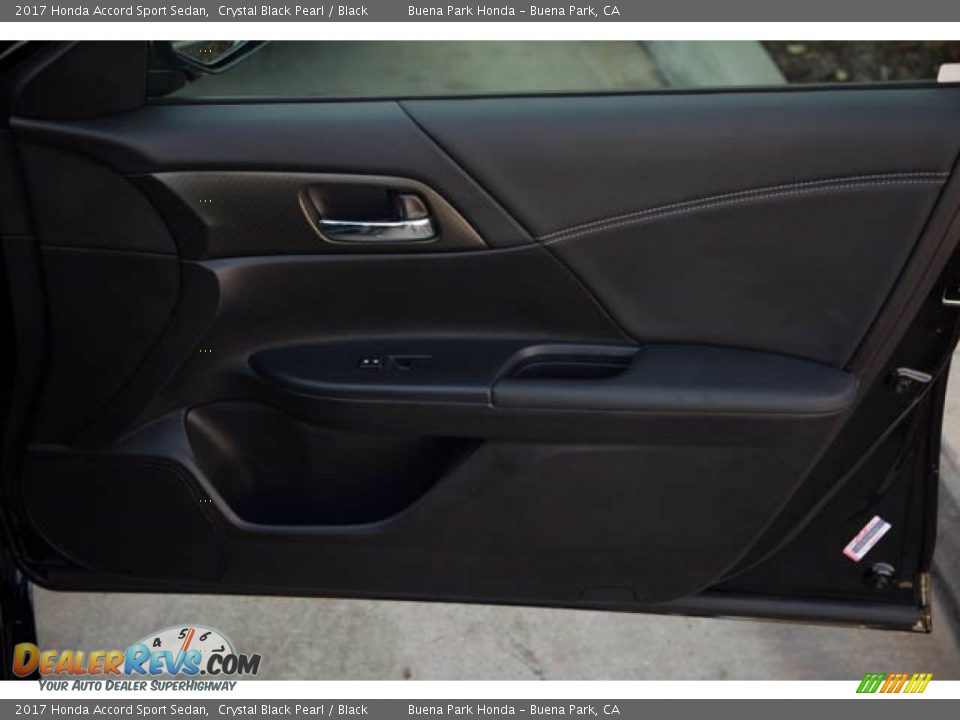 2017 Honda Accord Sport Sedan Crystal Black Pearl / Black Photo #29