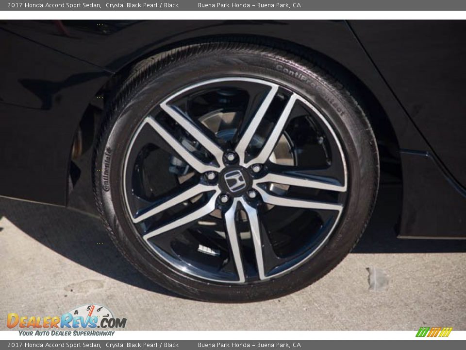 2017 Honda Accord Sport Sedan Crystal Black Pearl / Black Photo #31
