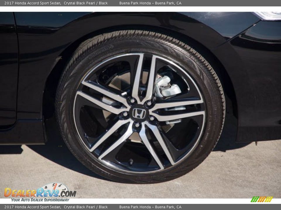 2017 Honda Accord Sport Sedan Crystal Black Pearl / Black Photo #32