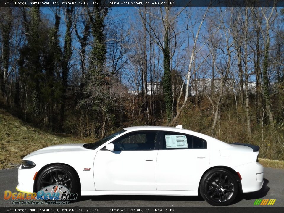 2021 Dodge Charger Scat Pack White Knuckle / Black Photo #1
