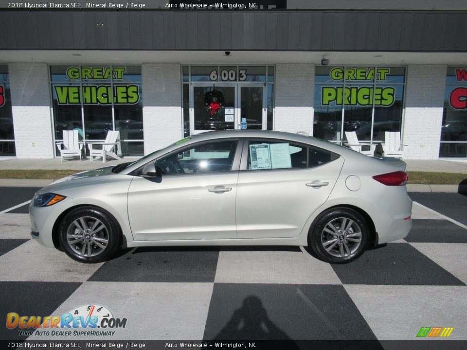 2018 Hyundai Elantra SEL Mineral Beige / Beige Photo #1