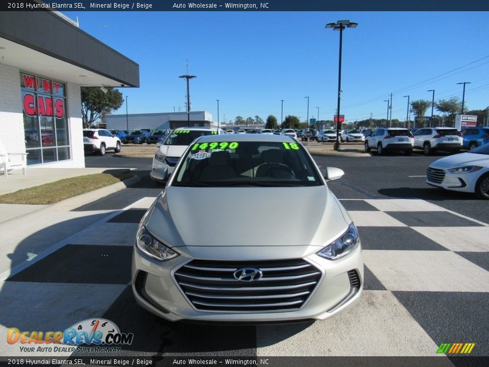 2018 Hyundai Elantra SEL Mineral Beige / Beige Photo #2