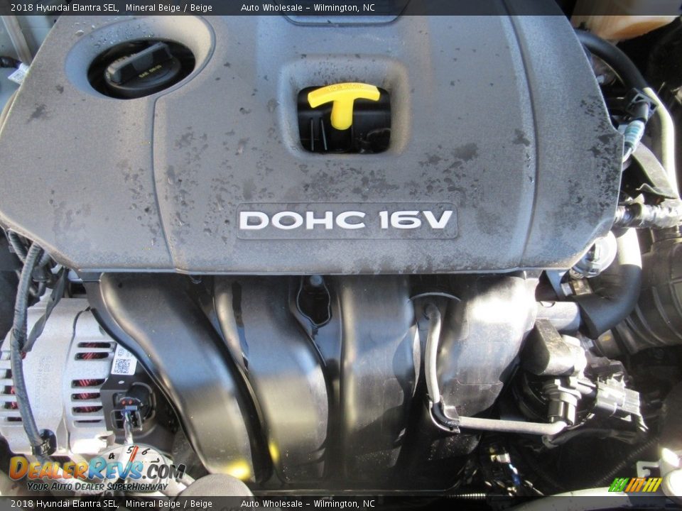 2018 Hyundai Elantra SEL Mineral Beige / Beige Photo #6