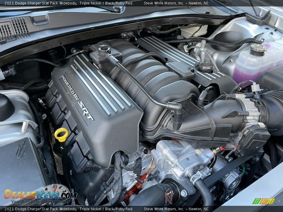 2021 Dodge Charger Scat Pack Widebody 392 SRT 6.4 Liter HEMI OHV-16 Valve VVT MDS V8 Engine Photo #10