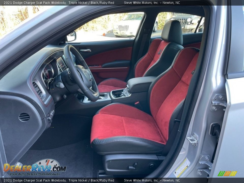 Front Seat of 2021 Dodge Charger Scat Pack Widebody Photo #11