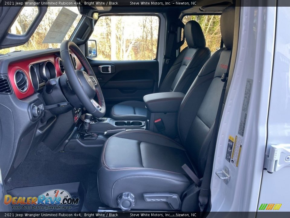 2021 Jeep Wrangler Unlimited Rubicon 4x4 Bright White / Black Photo #10