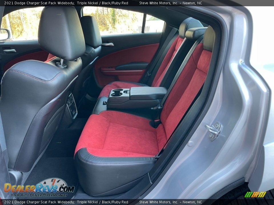 Rear Seat of 2021 Dodge Charger Scat Pack Widebody Photo #14