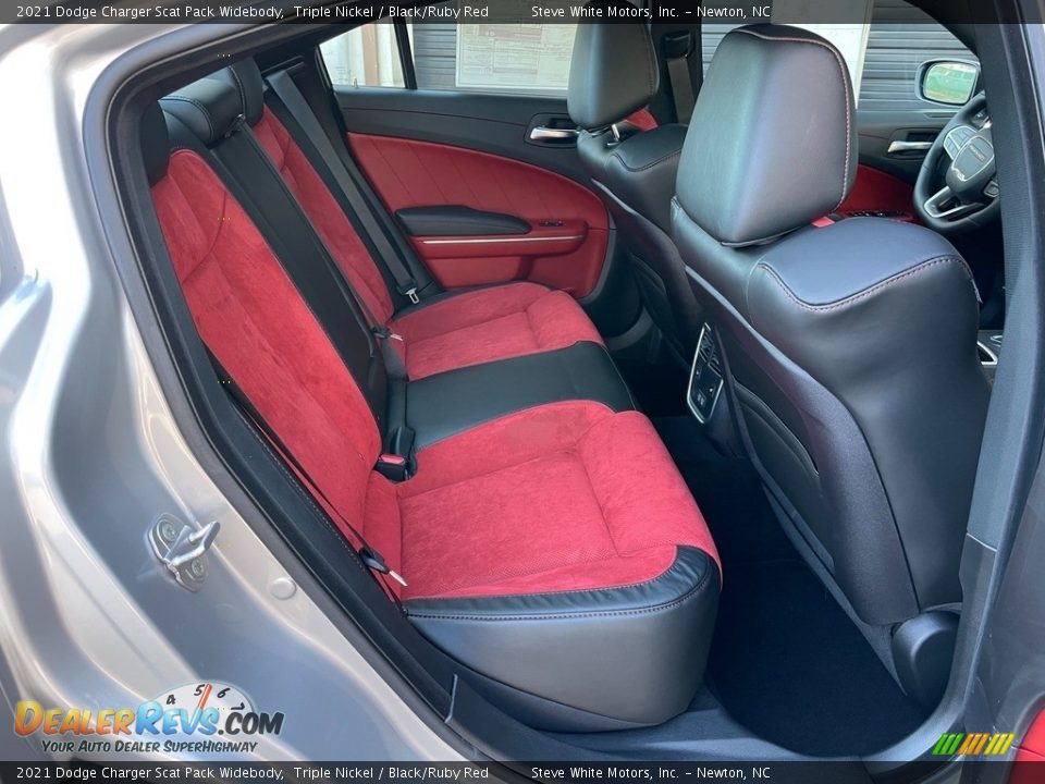 Rear Seat of 2021 Dodge Charger Scat Pack Widebody Photo #17