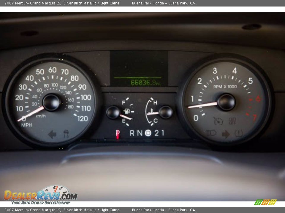 2007 Mercury Grand Marquis LS Gauges Photo #23