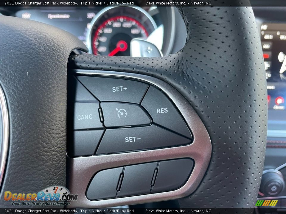 2021 Dodge Charger Scat Pack Widebody Steering Wheel Photo #21