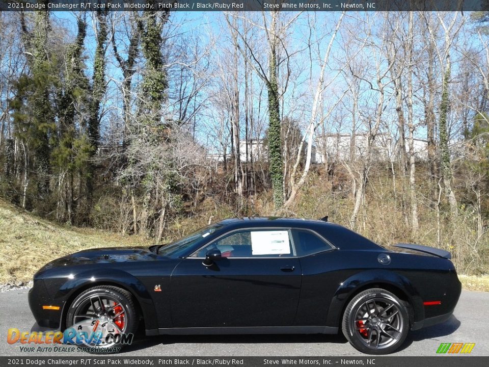 Pitch Black 2021 Dodge Challenger R/T Scat Pack Widebody Photo #1