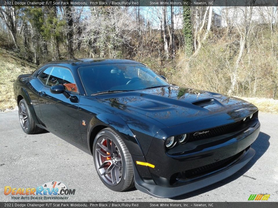 Pitch Black 2021 Dodge Challenger R/T Scat Pack Widebody Photo #4