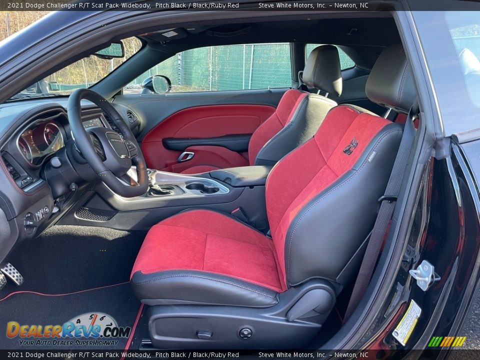 Front Seat of 2021 Dodge Challenger R/T Scat Pack Widebody Photo #10