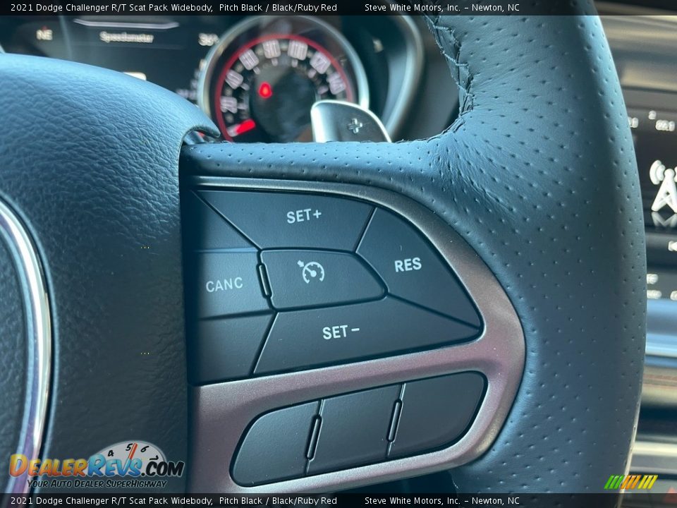 2021 Dodge Challenger R/T Scat Pack Widebody Steering Wheel Photo #17