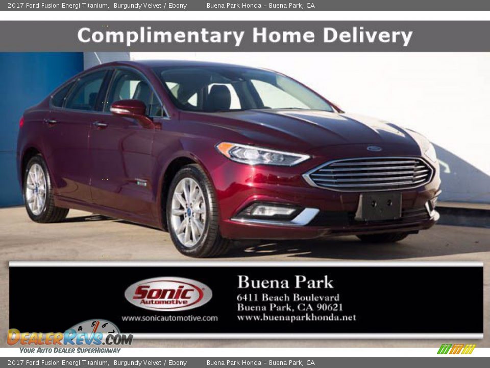 2017 Ford Fusion Energi Titanium Burgundy Velvet / Ebony Photo #1