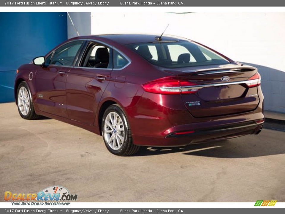 2017 Ford Fusion Energi Titanium Burgundy Velvet / Ebony Photo #2