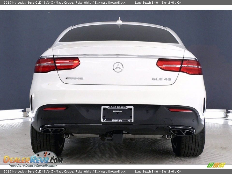 2019 Mercedes-Benz GLE 43 AMG 4Matic Coupe Polar White / Espresso Brown/Black Photo #3