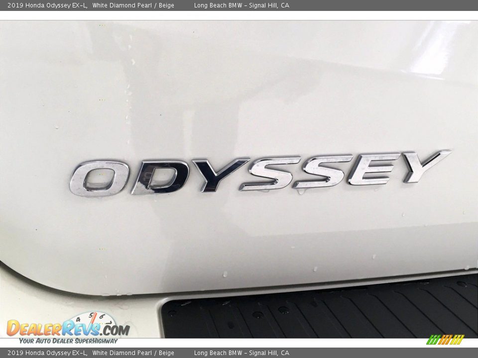 2019 Honda Odyssey EX-L White Diamond Pearl / Beige Photo #7