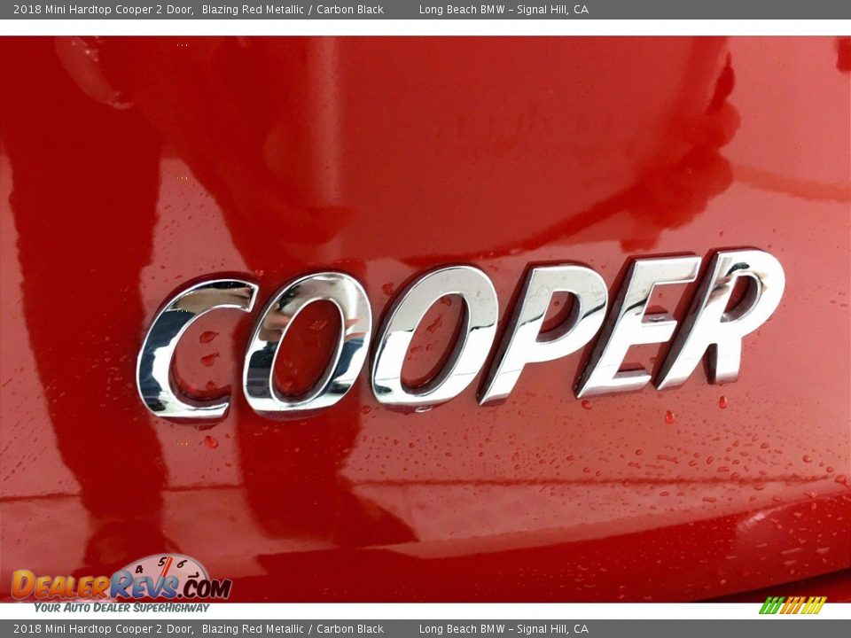 2018 Mini Hardtop Cooper 2 Door Blazing Red Metallic / Carbon Black Photo #7