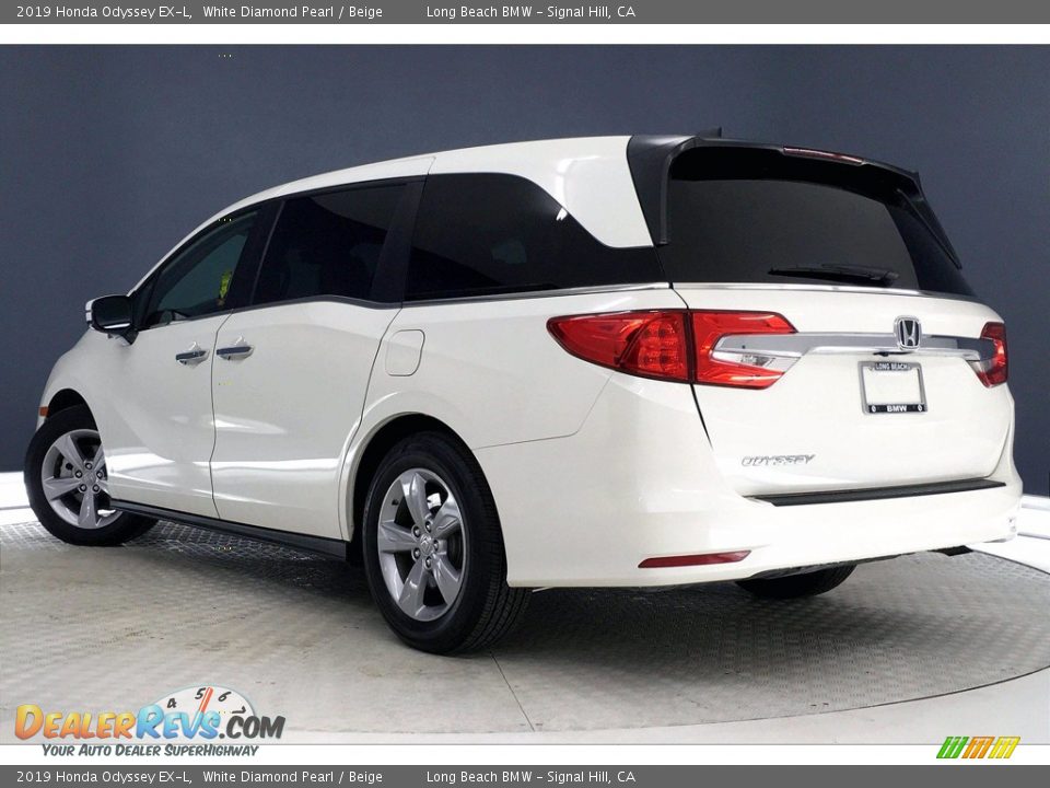 2019 Honda Odyssey EX-L White Diamond Pearl / Beige Photo #10