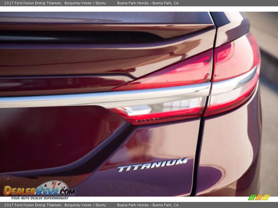 2017 Ford Fusion Energi Titanium Burgundy Velvet / Ebony Photo #11