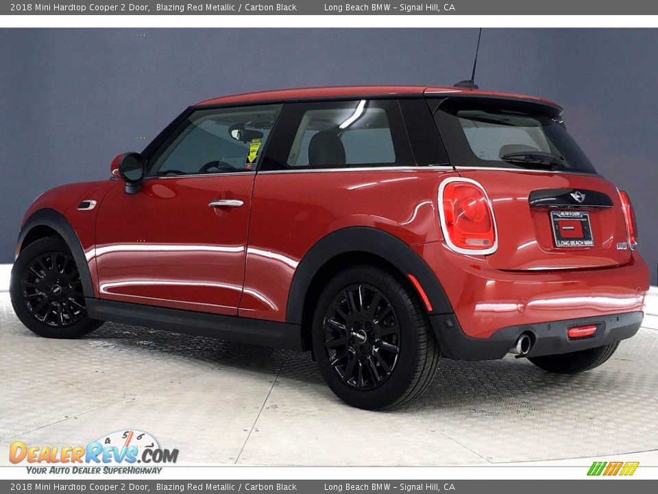 2018 Mini Hardtop Cooper 2 Door Blazing Red Metallic / Carbon Black Photo #10