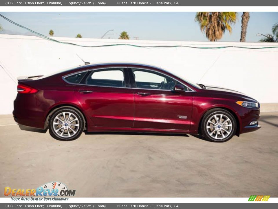 Burgundy Velvet 2017 Ford Fusion Energi Titanium Photo #12