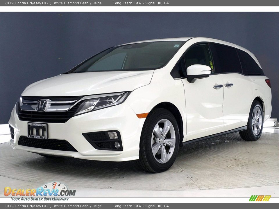 2019 Honda Odyssey EX-L White Diamond Pearl / Beige Photo #12