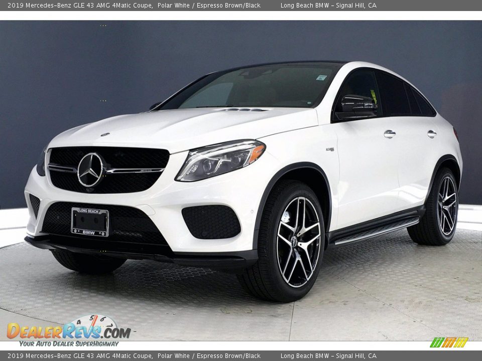 2019 Mercedes-Benz GLE 43 AMG 4Matic Coupe Polar White / Espresso Brown/Black Photo #12