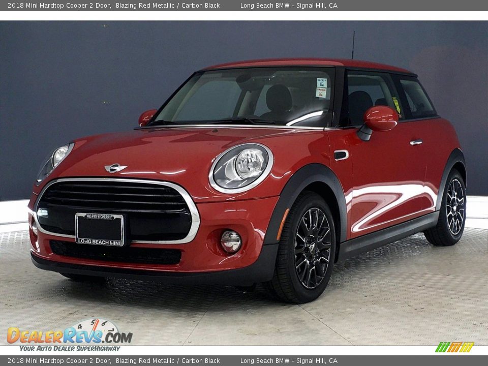 2018 Mini Hardtop Cooper 2 Door Blazing Red Metallic / Carbon Black Photo #12