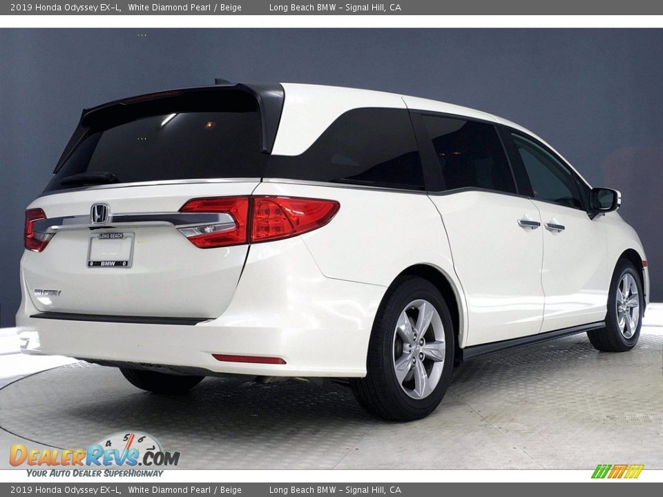 2019 Honda Odyssey EX-L White Diamond Pearl / Beige Photo #13