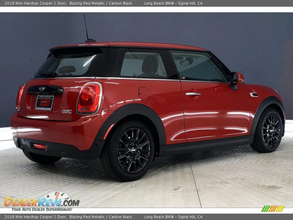 2018 Mini Hardtop Cooper 2 Door Blazing Red Metallic / Carbon Black Photo #13