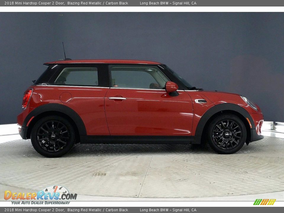 2018 Mini Hardtop Cooper 2 Door Blazing Red Metallic / Carbon Black Photo #14