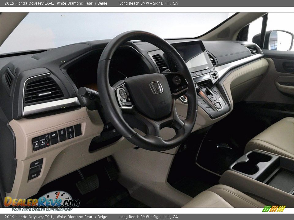 2019 Honda Odyssey EX-L White Diamond Pearl / Beige Photo #21