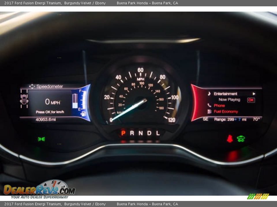 2017 Ford Fusion Energi Titanium Gauges Photo #26