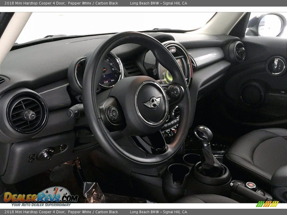 2018 Mini Hardtop Cooper 4 Door Pepper White / Carbon Black Photo #21