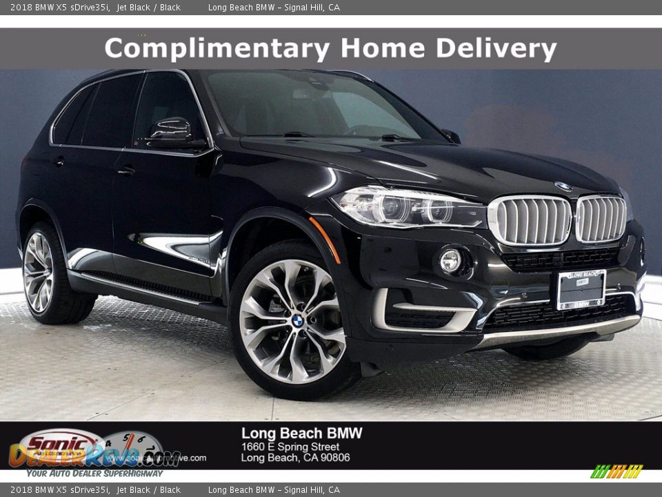 2018 BMW X5 sDrive35i Jet Black / Black Photo #1