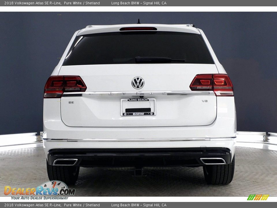 2018 Volkswagen Atlas SE R-Line Pure White / Shetland Photo #3